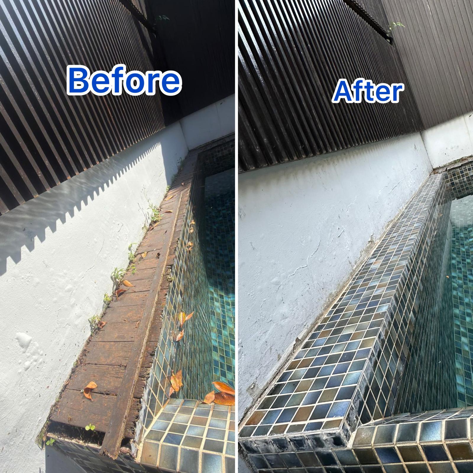 Before-And-After Cleaning and Restoration Service in Singapore: Transforming Outdoor Spaces with Tasfia Engineering & Construction Pte Ltd